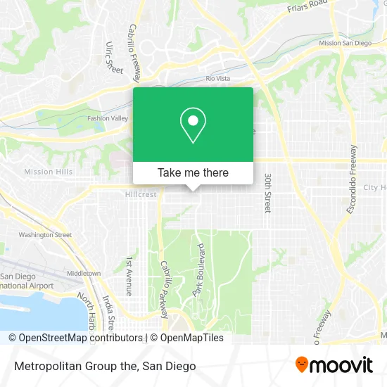 Mapa de Metropolitan Group the