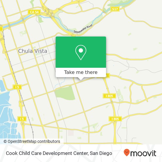 Mapa de Cook Child Care Development Center