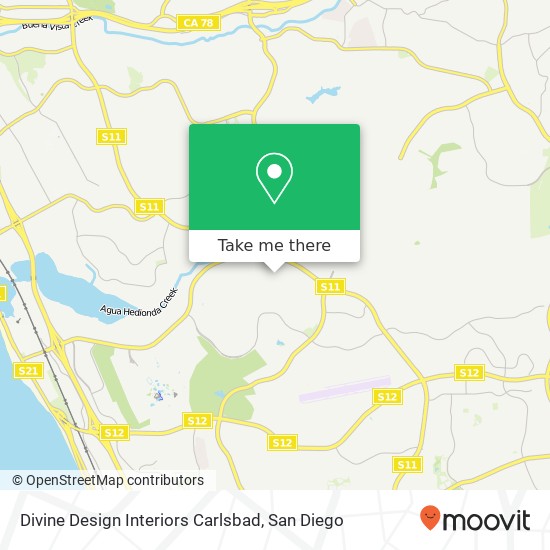 Divine Design Interiors Carlsbad map