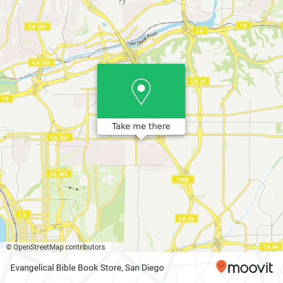 Mapa de Evangelical Bible Book Store