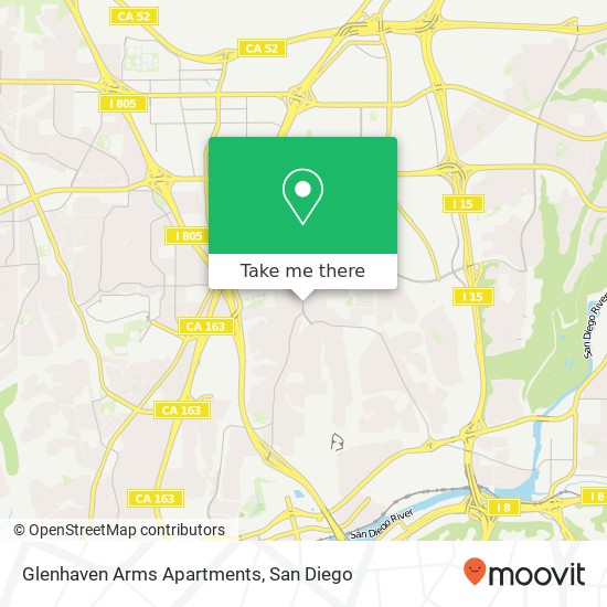 Glenhaven Arms Apartments map