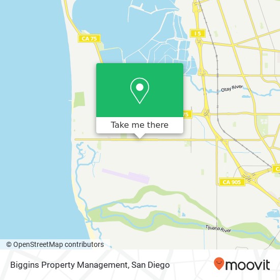 Biggins Property Management map