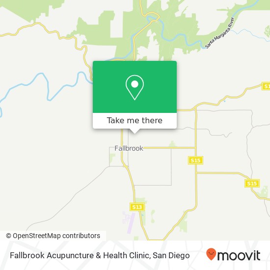 Fallbrook Acupuncture & Health Clinic map