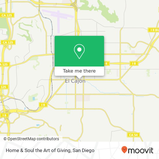 Home & Soul the Art of Giving map