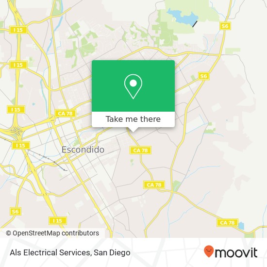 Als Electrical Services map