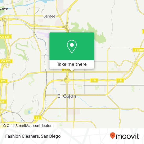 Fashion Cleaners map
