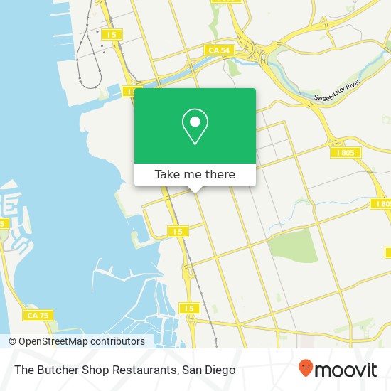 The Butcher Shop Restaurants map