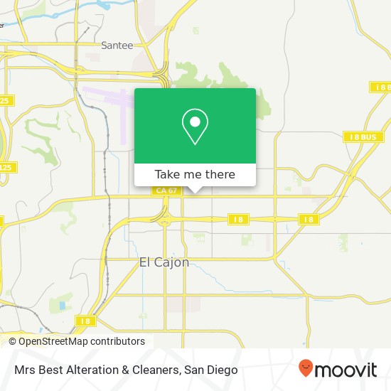 Mrs Best Alteration & Cleaners map