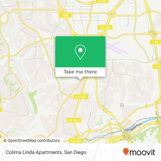 Mapa de Colima Linda Apartments