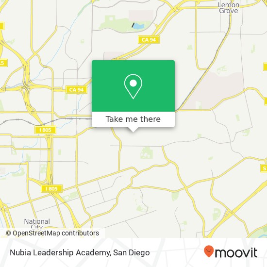 Nubia Leadership Academy map