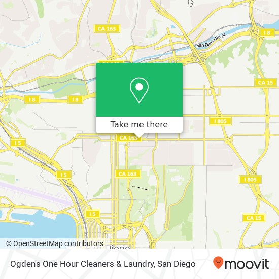 Ogden's One Hour Cleaners & Laundry map
