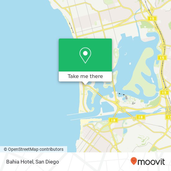 Bahia Hotel map