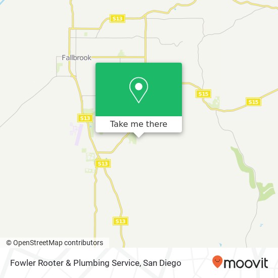 Mapa de Fowler Rooter & Plumbing Service
