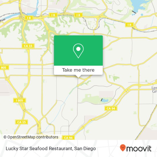 Lucky Star Seafood Restaurant map