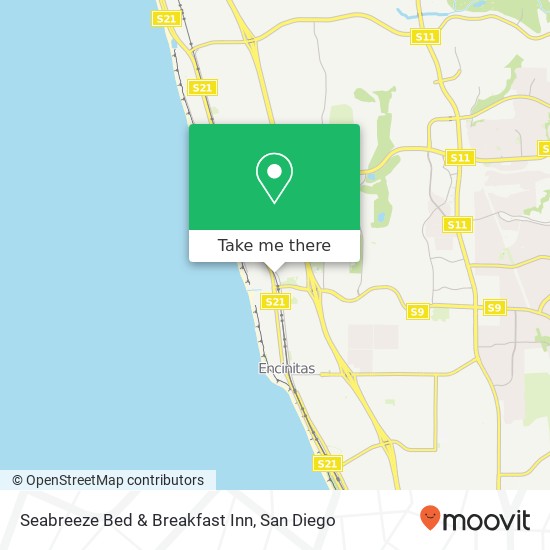 Seabreeze Bed & Breakfast Inn map