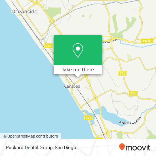 Packard Dental Group map