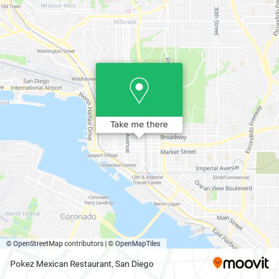 Mapa de Pokez Mexican Restaurant