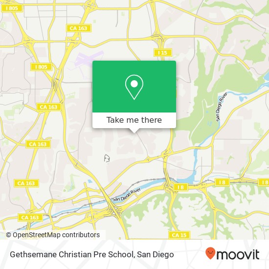 Mapa de Gethsemane Christian Pre School