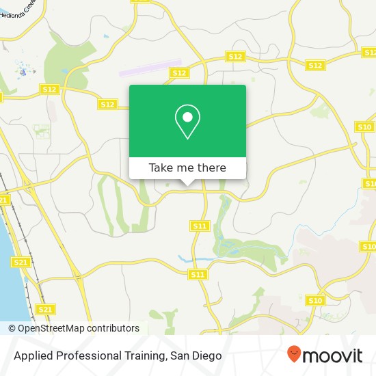 Applied Professional Training map