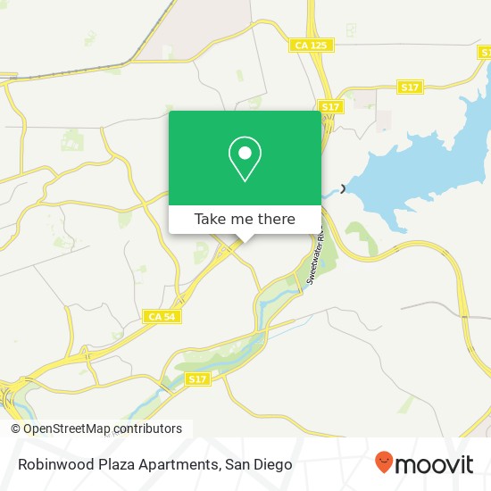 Mapa de Robinwood Plaza Apartments