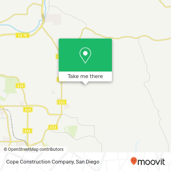 Cope Construction Company map