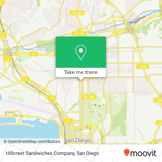 Hillcrest Sandwiches Company map