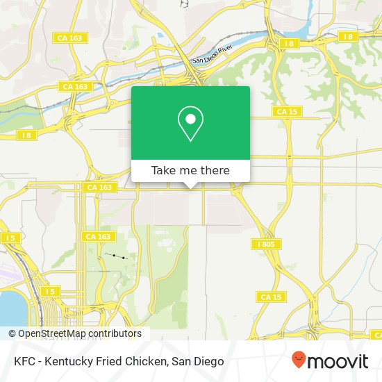 KFC - Kentucky Fried Chicken map