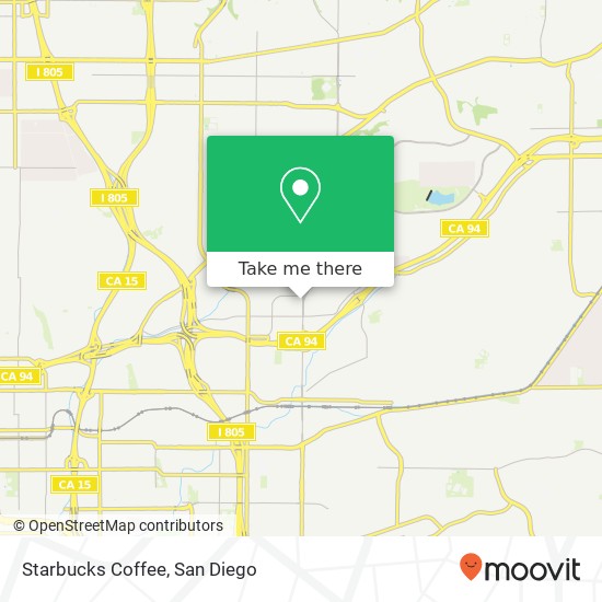 Mapa de Starbucks Coffee