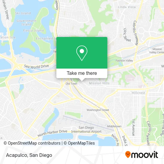 Acapulco map