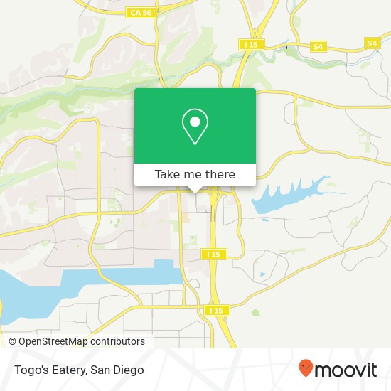 Mapa de Togo's Eatery