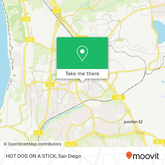 HOT DOG ON A STICK map
