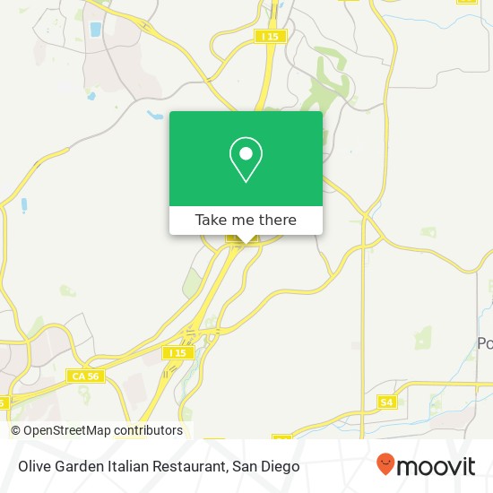 Olive Garden Italian Restaurant map