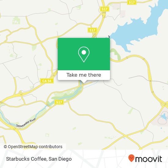 Mapa de Starbucks Coffee