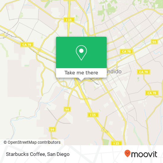 Starbucks Coffee map