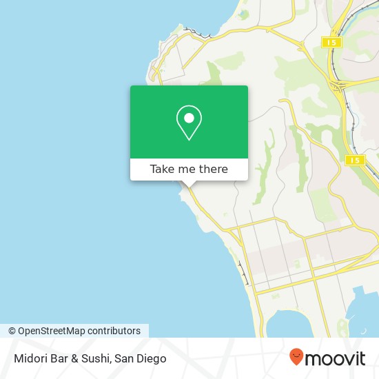 Midori Bar & Sushi map