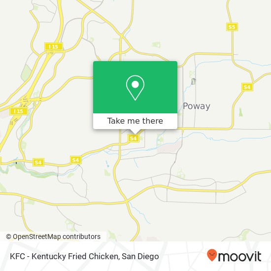 KFC - Kentucky Fried Chicken map