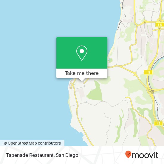 Tapenade Restaurant map