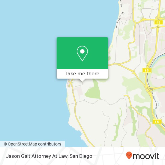 Jason Galt Attorney At Law map