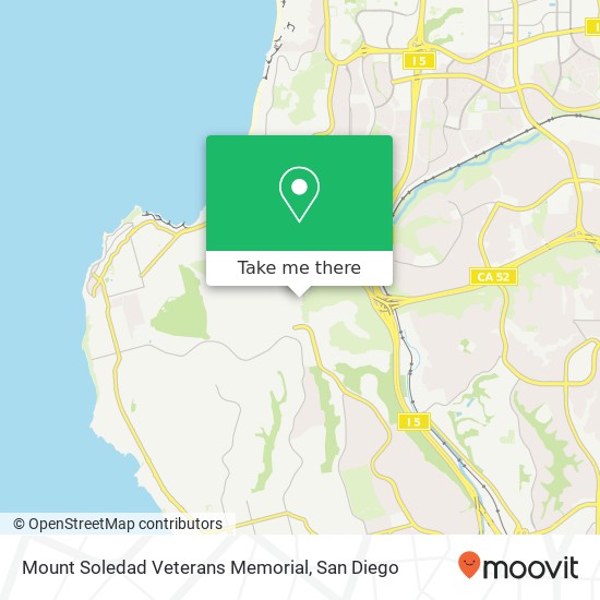 Mount Soledad Veterans Memorial map