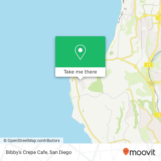 Mapa de Bibby's Crepe Cafe