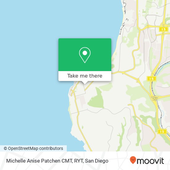 Mapa de Michelle Anise Patchen CMT, RYT