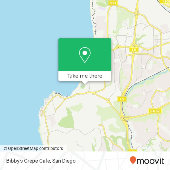 Bibby's Crepe Cafe map