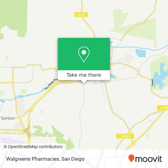 Mapa de Walgreens Pharmacies