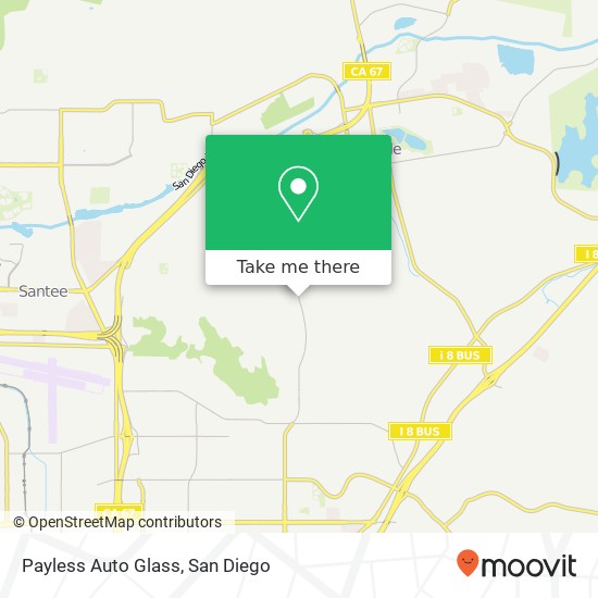 Mapa de Payless Auto Glass