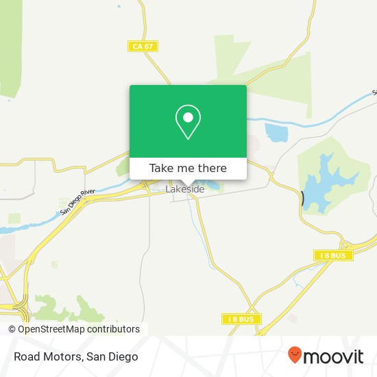 Road Motors map