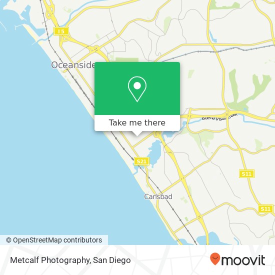 Metcalf Photography map