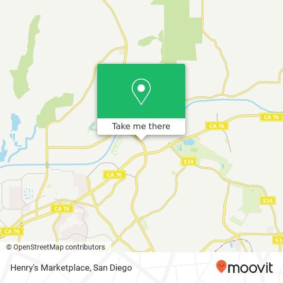 Mapa de Henry's Marketplace