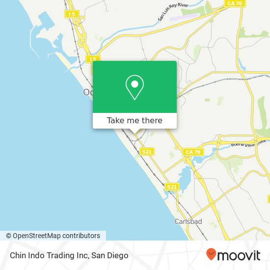 Chin Indo Trading Inc map