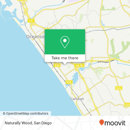 Mapa de Naturally Wood