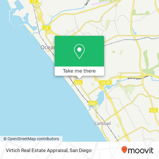 Virtich Real Estate Appraisal map